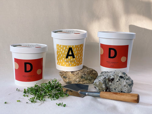 Message Microgreens Gift Set: DAD